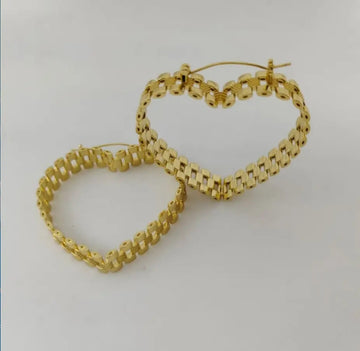 Rolex heart hoops mini